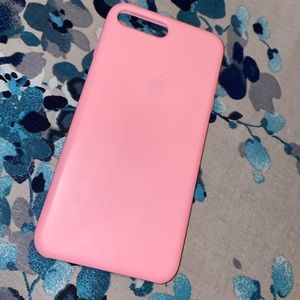 Pink Apple Iphone 8 plus case